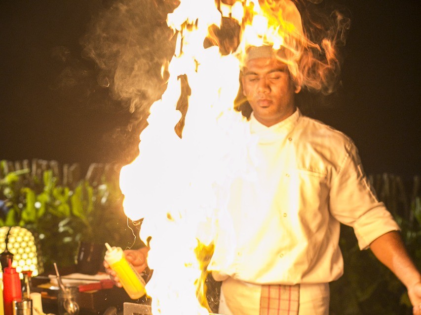 Teppanyaki grill at The Fortress Resort & Spa