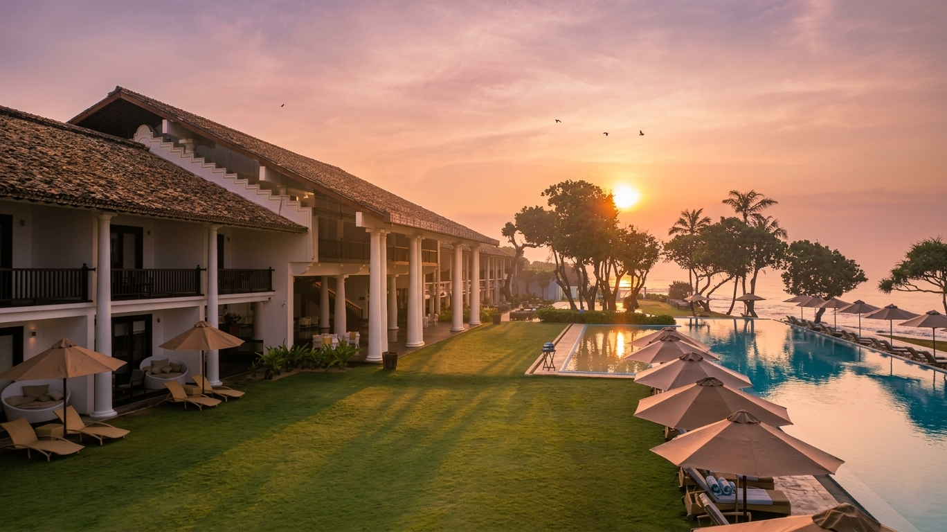 The Fortress Resort and Spa, a luxury beachfront resort in Koggala near Galle Fort
