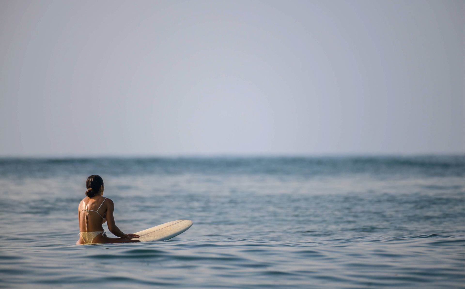 Surfer on Sri Lanka’s South Coast during the November to April surf season